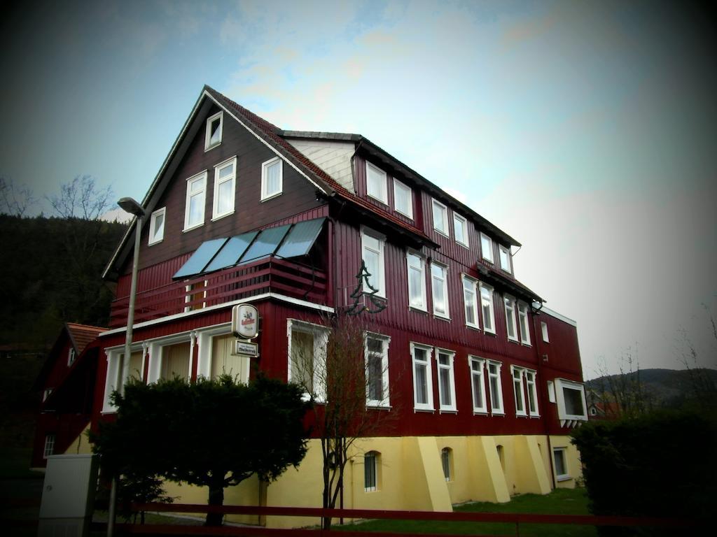 Pension "Am Wald" Lautenthal ภายนอก รูปภาพ
